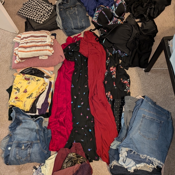 torrid Dresses & Skirts - torrid Red and Black Floral Maxi Dress